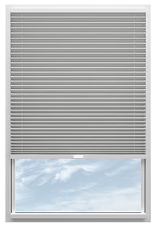 Solaris, Platinum - Stick Fit Pleated Blind